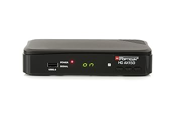 Opticum AX HD 150 HDTV-Satellitenreceiver (Full HD 1080p, HDMI, USB, Scart, 12 Volt, ideal auch für Camping)