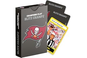 Blitz Champz Tampa Bay Buccaneers – Official NFL Playing Cards & Buccaneers Gifts for Men & Women, Fun Travel Card Games for Adults & Kids Ages 7+, Ideal Camping Games for Friends & Family Game Night