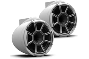 wet sounds REV10® White Special Edition Revolution Series 10" White Tower Speakers with X-Mount (Mounting to Surface)