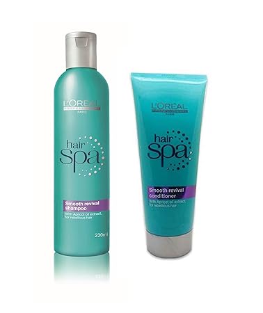 L'oreal Professionel Hair Spa Smooth Revival Shampoo (250ml) + Conditioner (200ml)