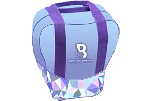 BSI BOWLER'S SUPERIOR INVENTORY, INC. BSI Nova Bowling Bag for Men & Women – Single Ball Tote with Compact Shoe & Accessory Storage