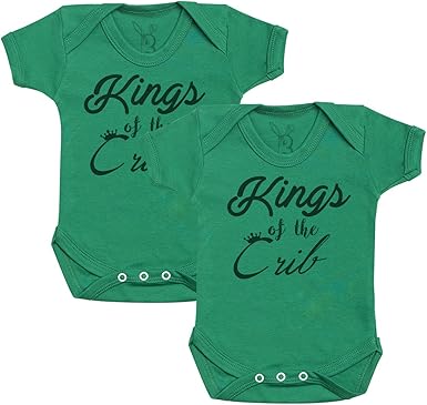 Kings Of The Crib Cadeau Bebe Jumeaux Cadeau Bebe Garcon Jumeaux Cadeau Bebe Fille Jumeaux Body Bebe Garcon Jumeaux Amazon Fr Vetements Et Accessoires