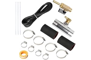 Kavius Auxiliary Diesel Fuel Tank Installation Kit Compatible with Dodge 1999-2012 Ford 1999-2019 Chevy/GMC 2011-2019 Auxiliary Fuel Tank Connector Kit with 1 ½" Fill Line Replace for 11025