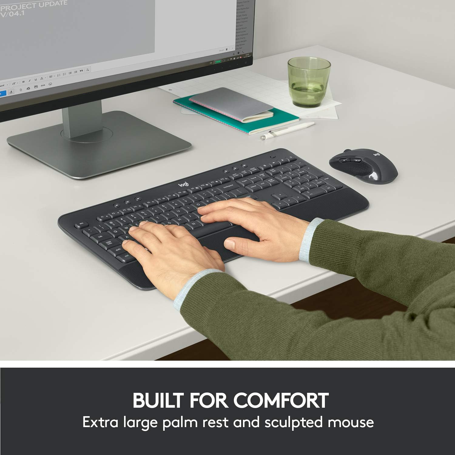 Logitech MK545 Advanced Wireless Keyboard and Mouse Combo: Computers & Accessories