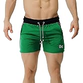 BROKIG Men's 5" Gym Bodybuilding Shorts Running Workout Lightweight Shorts Elastic Waistband with Pockets