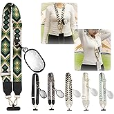 Rtickuio Phone Strap with Zippered Pouch, Waterproof Nylon CutePhone Lanyard Crossbody Wrist Strap, Suitable for Mobile Phone Wallet