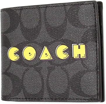 coach bifold wallet in signature canvas