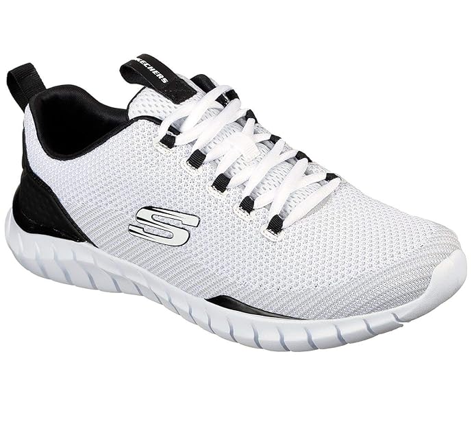 skechers overhaul black running shoes