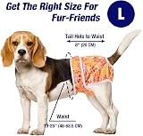 Pet Soft Washable Dog Nappies Female 3 Pack Large Incontinence Pants view 5