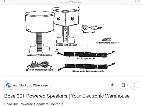 brand new bose 901 speakers