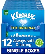 Kleenex Original Facial Tissues 12 Pack Box - Soft Cotton Touch