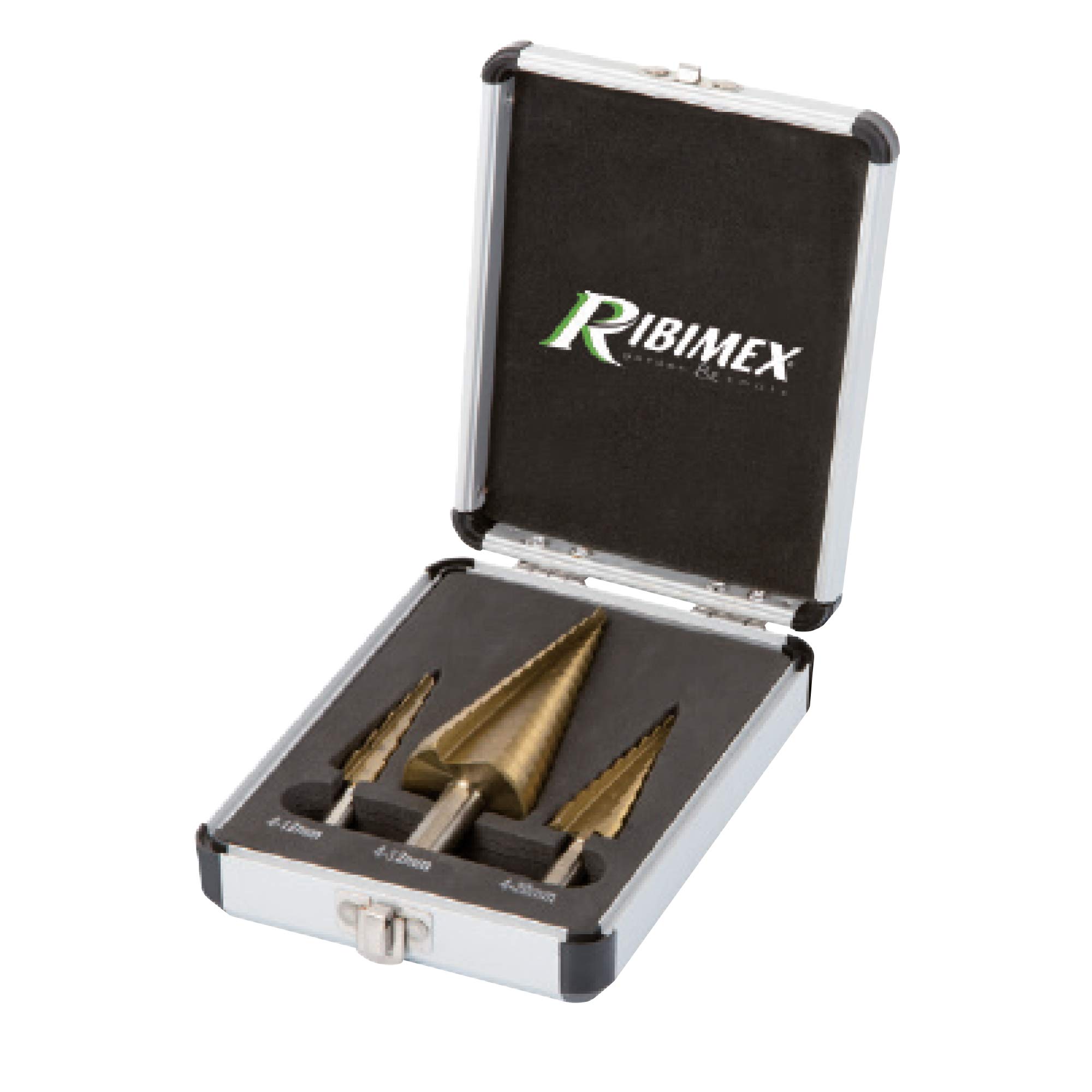 Ribitech 06101 Set of 3 Step Drill Bits