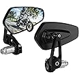 OFIG Motorcycle Mirrors for 7/8'' Handlebars, Adjustable Motorcycle Bar End Mirrors Compatible with Most Motorcycle, E-bike,