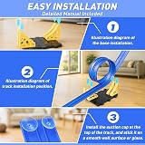Dreamon 5M Flexible Car Track with 4 Cars 2 Ramps Storage Bag Blue view 2