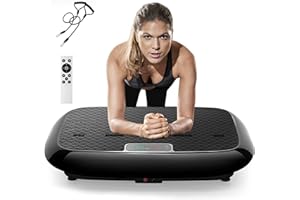 Natini Vibration Plate, Whole Body Vibration Platform Exercise Machine with Bluetooth Speaker, Home Fitness Equipment for Weight Loss & Toning(Jumbo Size)