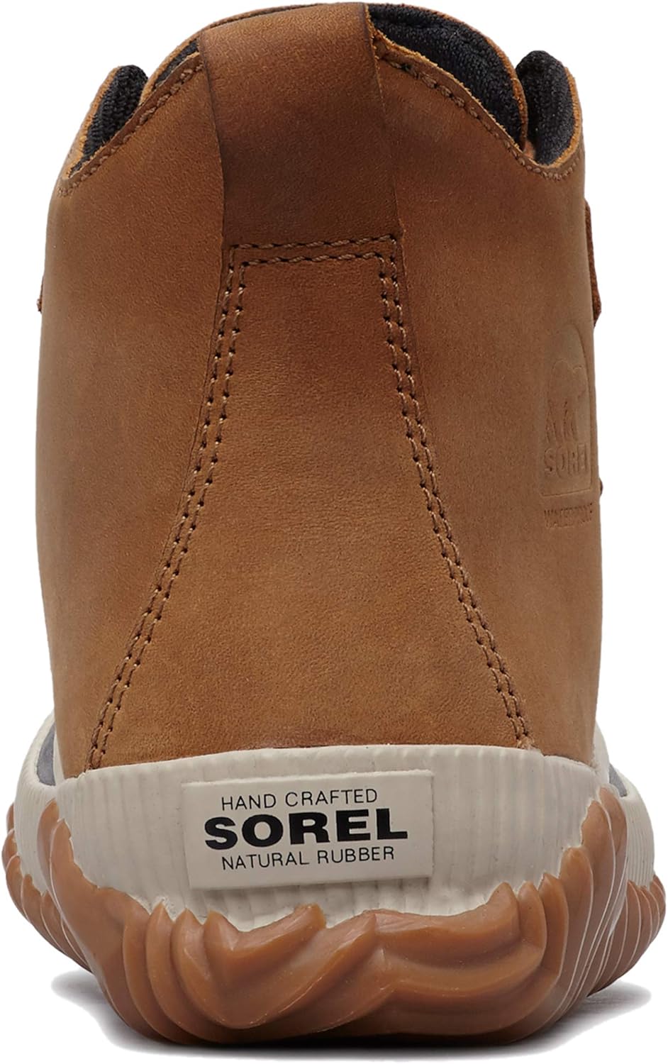  | Sorel - Women's Out ‘N About Plus, Waterproof Leather and Suede Duck Boot, Tonic Melon | Rain Footwear