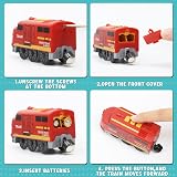 XIAPIA 128 Pcs Train Set Magnetic Couplings 3 Layers Educational Toy view 3