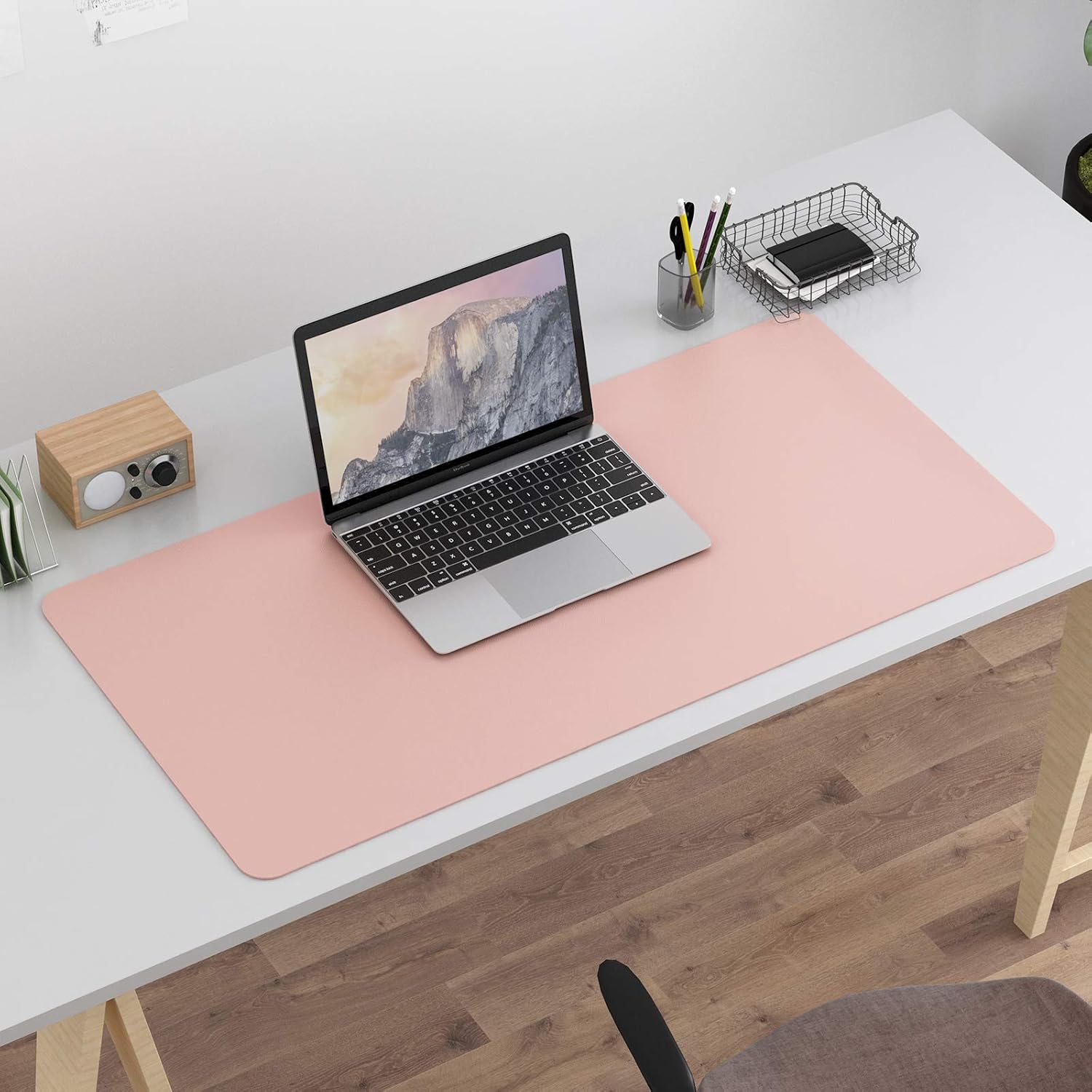 HAPFIY Multifunctional DualSided Office Desk Pad PU