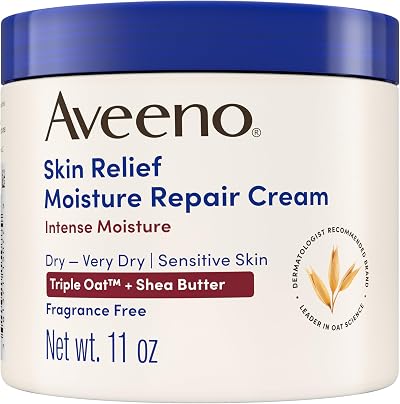 Aveeno Skin Relief Intense Moisture Repair Cream Triple Oat Ceramide Extra-Dry