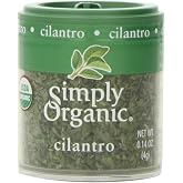 Simply Organic Cilantro Leaf, Cut and Sifted, Certified Organic, Kosher, Mini Spices | 0.14 Ounce (Pack of 6)