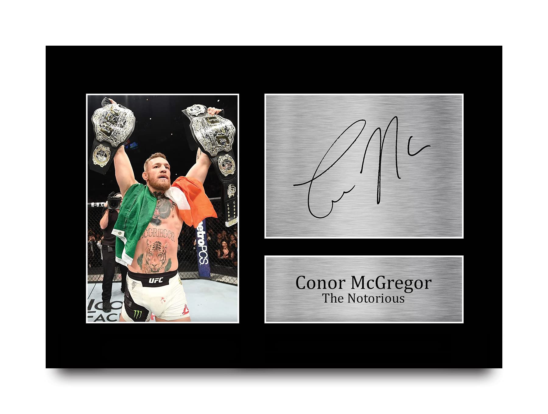 HWC Trading Conor McGregor Signed A4 Printed Autograph UFC Print Photo Picture Display
