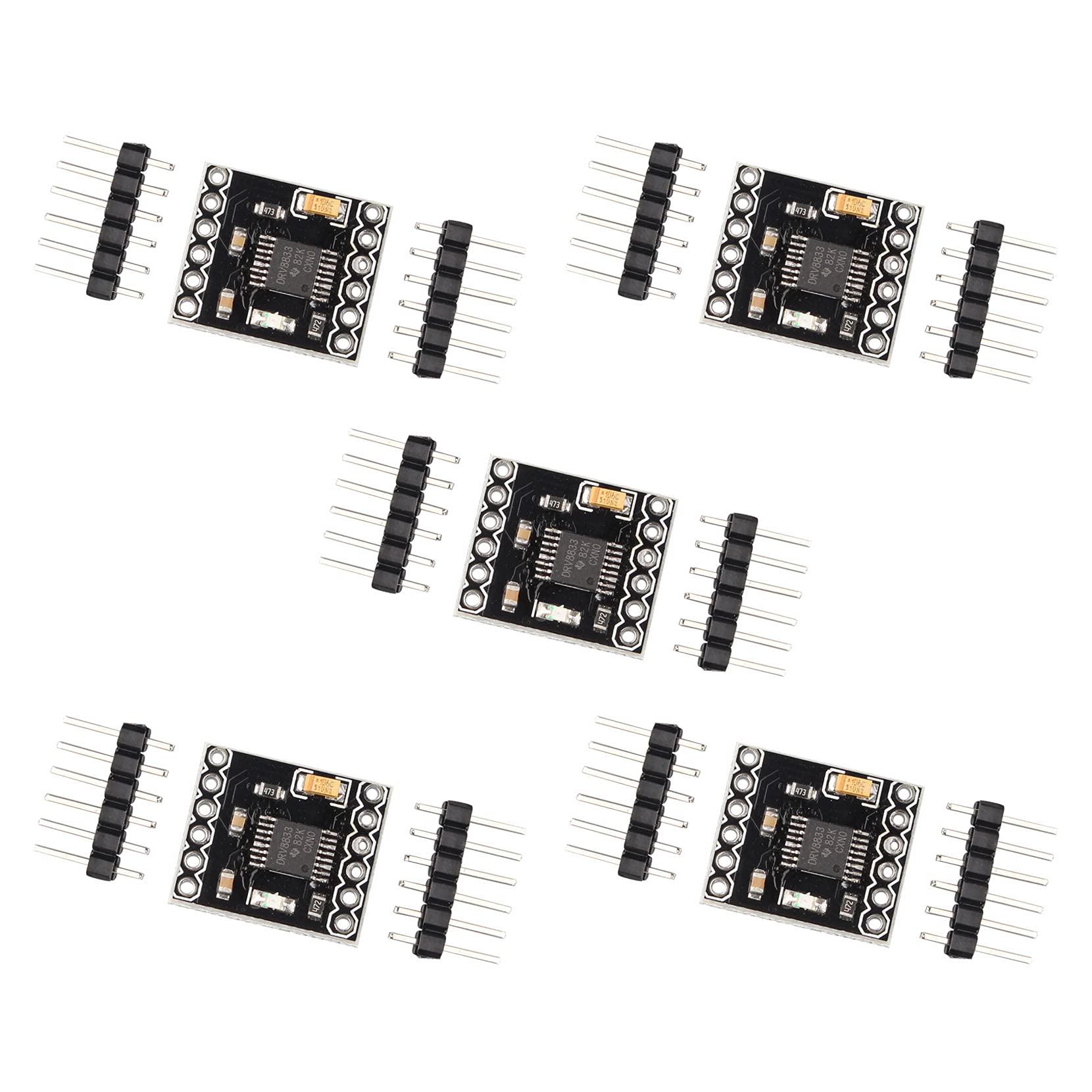 Jopto 5PCS DRV8833 1.5A 2 Channel H Bridge DC Gear Motor Driver Module Board Input Voltage 3-10V Compatible with 3D Printer Arduino