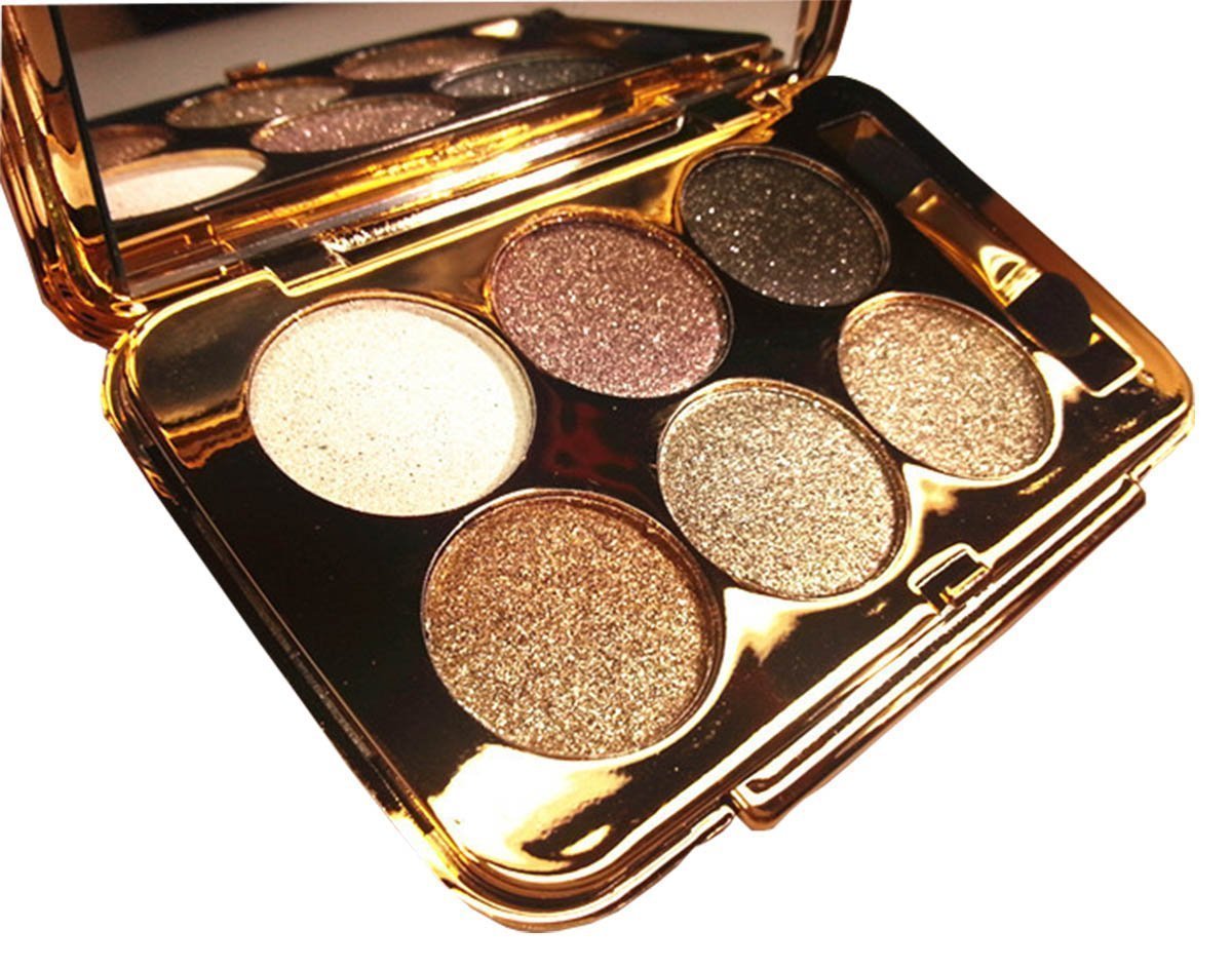 Glitter Eyeshadow Palette Color Makeup Powder Metallic Shimmer Gold Party Weddin 705409553767 eBay