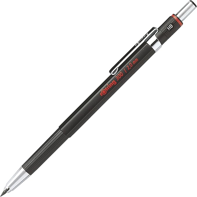 Rotring 300 Mechanical Pencil 2.0mm Black Barrel Amazon.ca Office
