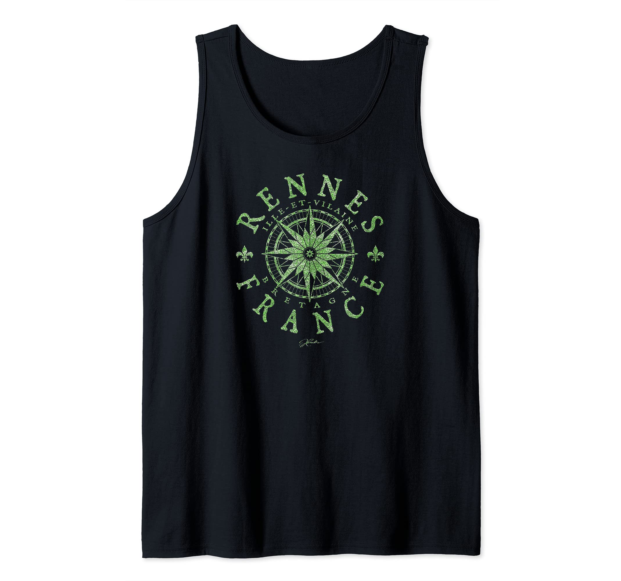 JCombs: Rennes, Brittany, France, Compass Rose Tank Top