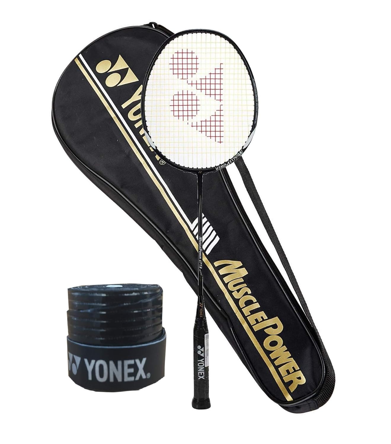 Buy Yonex Muscle Power 29 Badminton Racquet (G4-88g) & Full Cover ...
