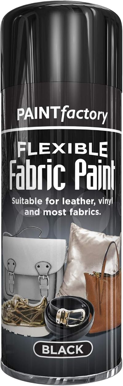 Paint Factory Fabric and Vinyl Paint Black 200 ml