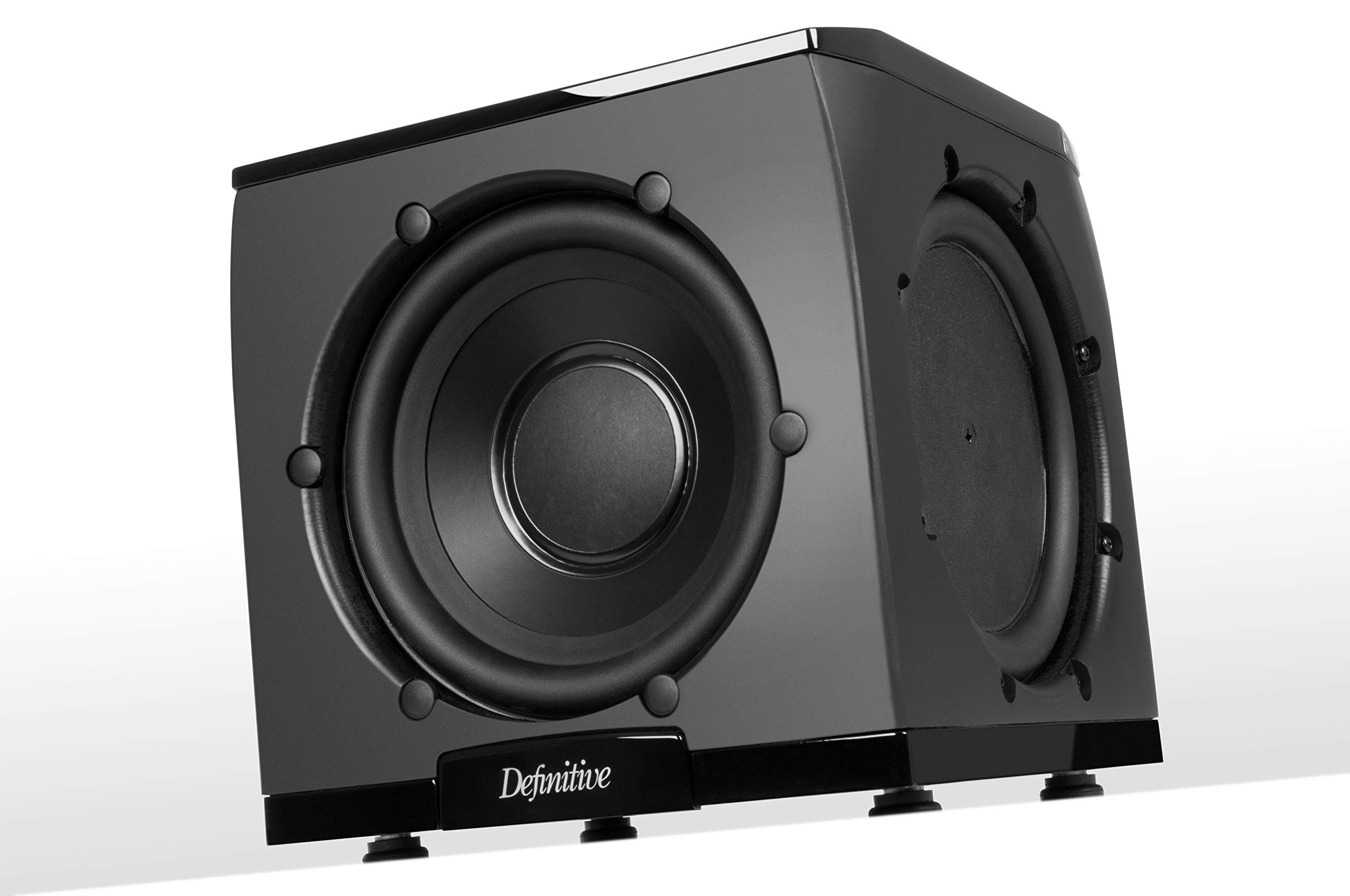 Definitive Technology SuperCube 2000 Ultra-Compact 7 1/2" Powered Subwoofer | Superior Bass Performance | Small Size, 650 Watts of Power | Fits in Any décor | Includes Rubber & Spiked Feet