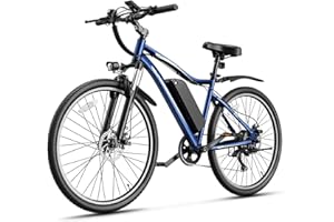 Heybike Electric Bike for Adults, 1200W Peak Brushless Motor, up to 50Miles, 28mph Max Speed Electric Mountain Bike, 480WH Removable Battery Ebike, 27.5'' Tires, 7-Speed and Front Suspension