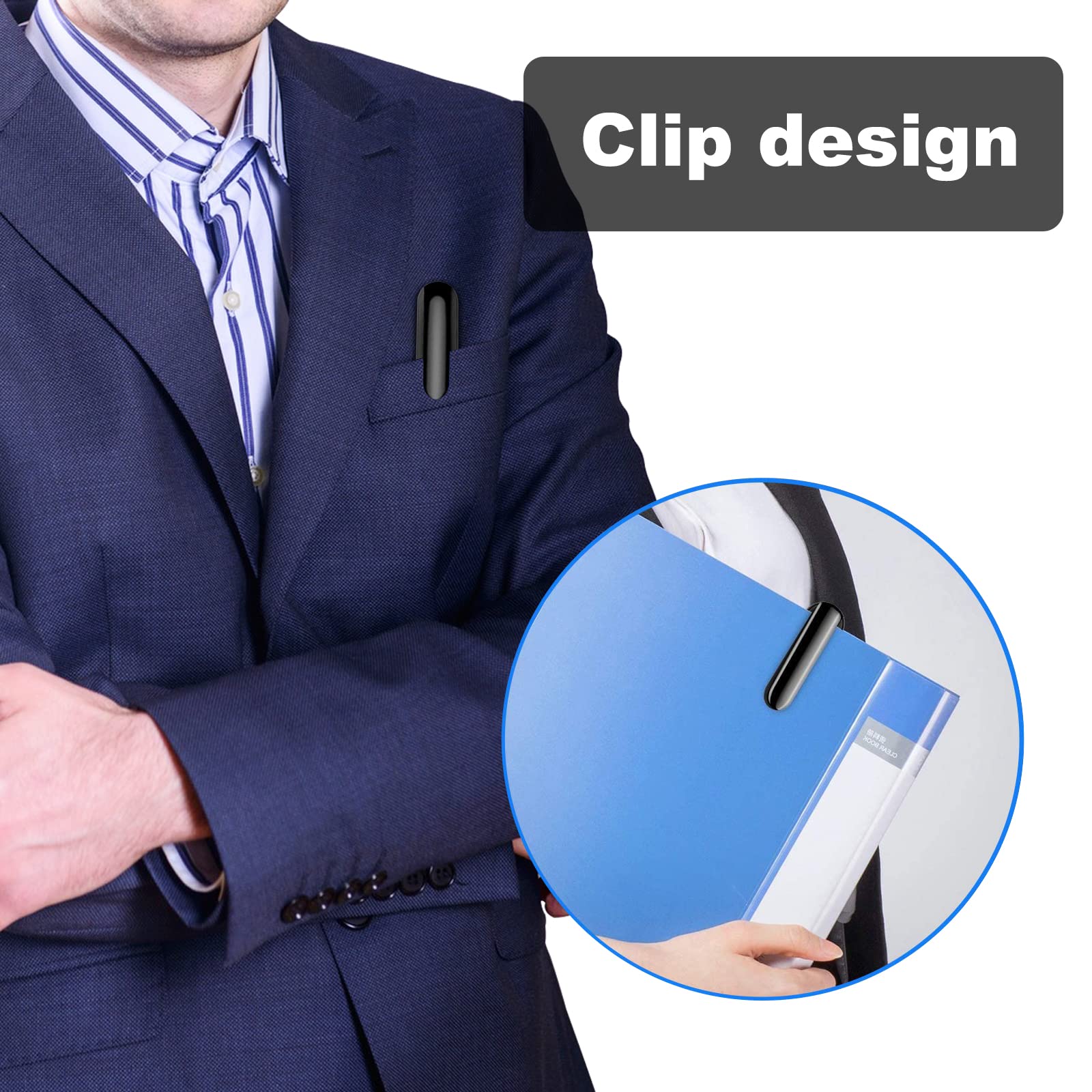 Presentation Clicker PowerPoint Clicker with Laser Pointer, Wireless Presenter Remote Slide Clicker for Powerpoint Presentations for Mac, Keynote, Computer, Laptop
