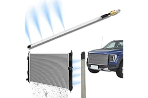 Lucstar Radiator Cleaning Wand,Radiator Genie Water Air Cleaning Wands,24Inch Radiator Cleaner Wand Cleaner,Radiator Flush and Cleaner Tool,Home Car Truck Power Washer Wand,Gutter Cleaning