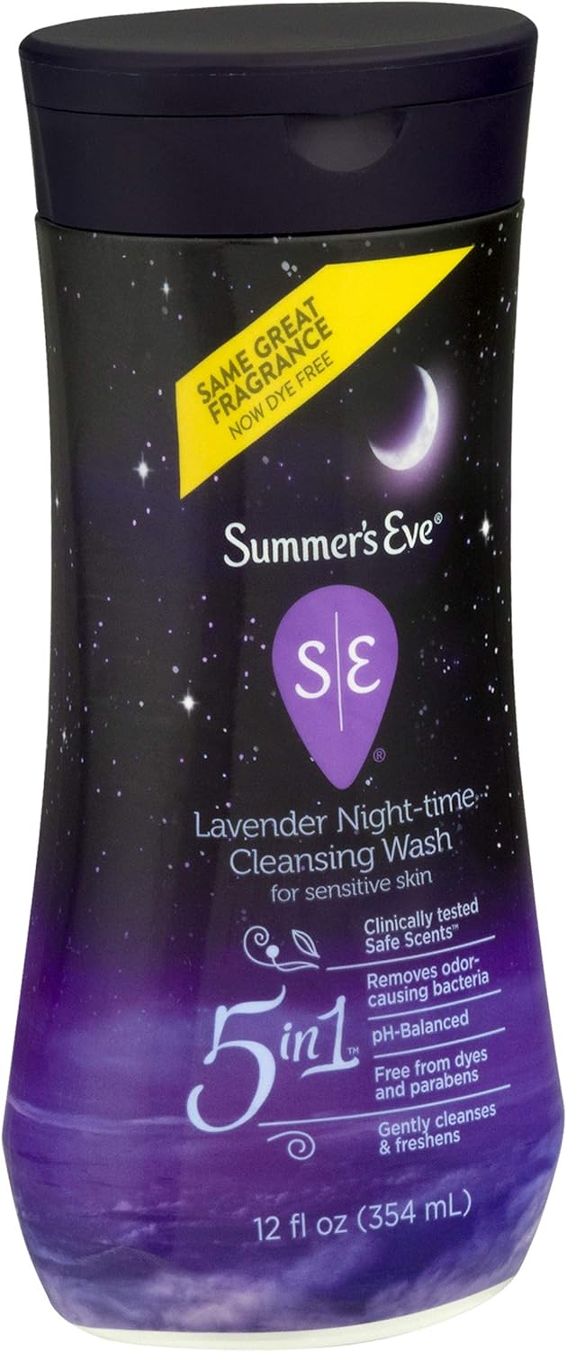 Summer's Eve Cleansing Wash | Lavender | 12 Ounce | Pack of 1 | pH-Balanced, Dermatologist & Gynecologist Tested: Health & Personal Care