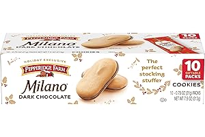 Pepperidge Farm Milano Cookies, Dark Chocolate, 10 Packs, 2 Cookies per Pack