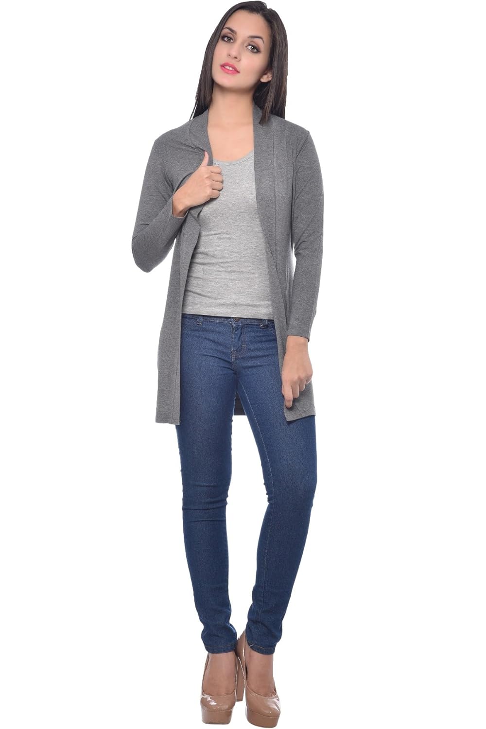 frenchtrendz women viscose spandex shrug