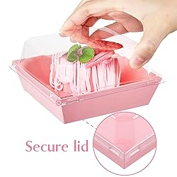 Ocmoiy 50 Pack Small Charcuterie Boxes with Clear