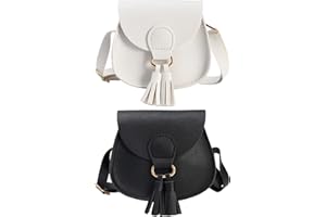 SOTOGO 2 Pieces Little Girls Purses Toddler Crossbody Purse Princess Purses Handbags Cute Girl Wallets Mini Shoulder Crossbody Bags for Kids