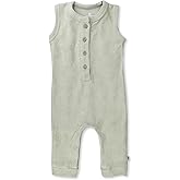 HonestBaby unisex-baby Terry Coverall Organic Cotton