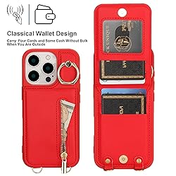 Jcxtrombulous Crossbody Wallet Case for iPhone 14