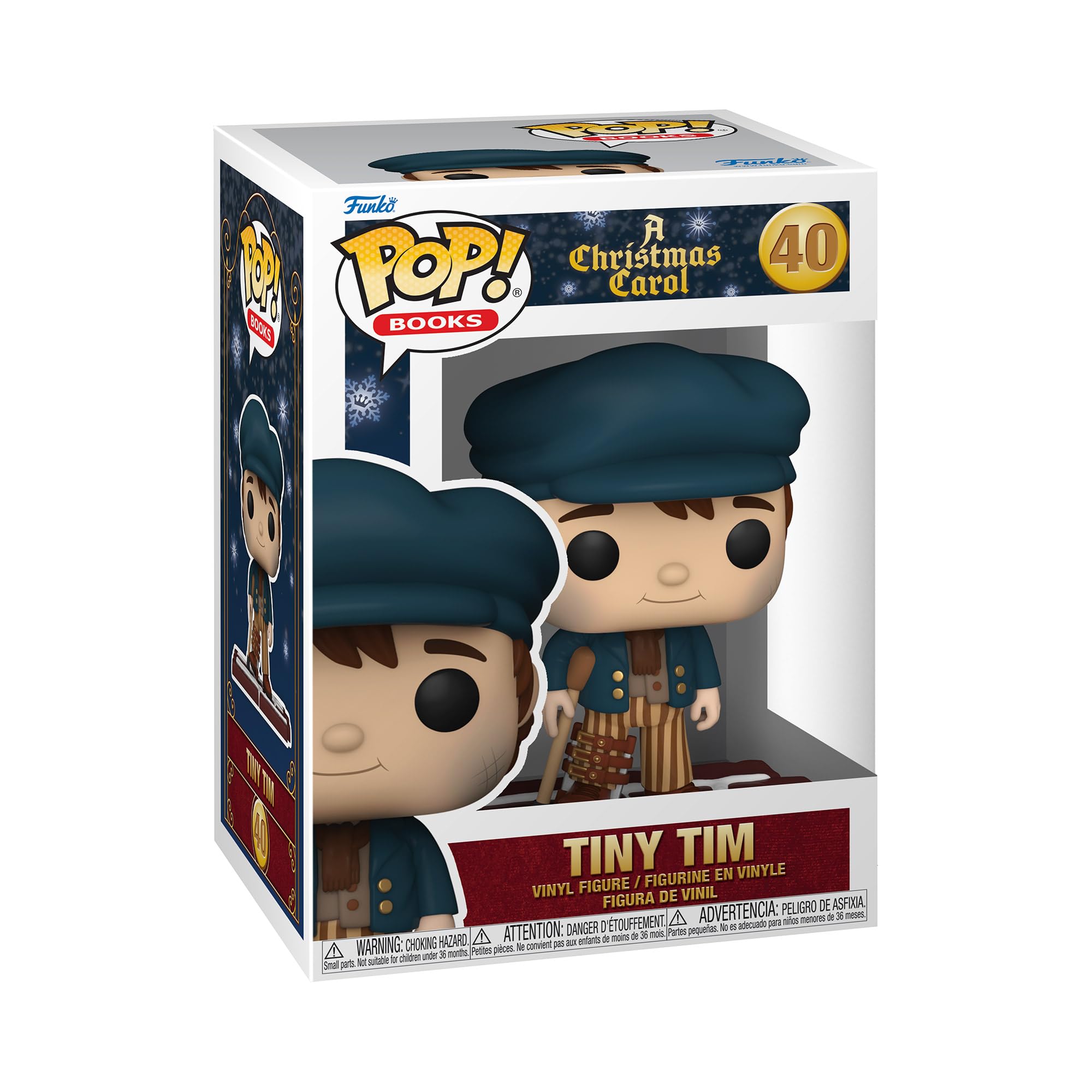 Funko Pop! Movies: A Christmas Carol - Tiny Tim - Collectable Vinyl Figure - Gift Idea - Official Merchandise - Toys for Kids & Adults - Movies Fans - Model Figure for Collectors and Display