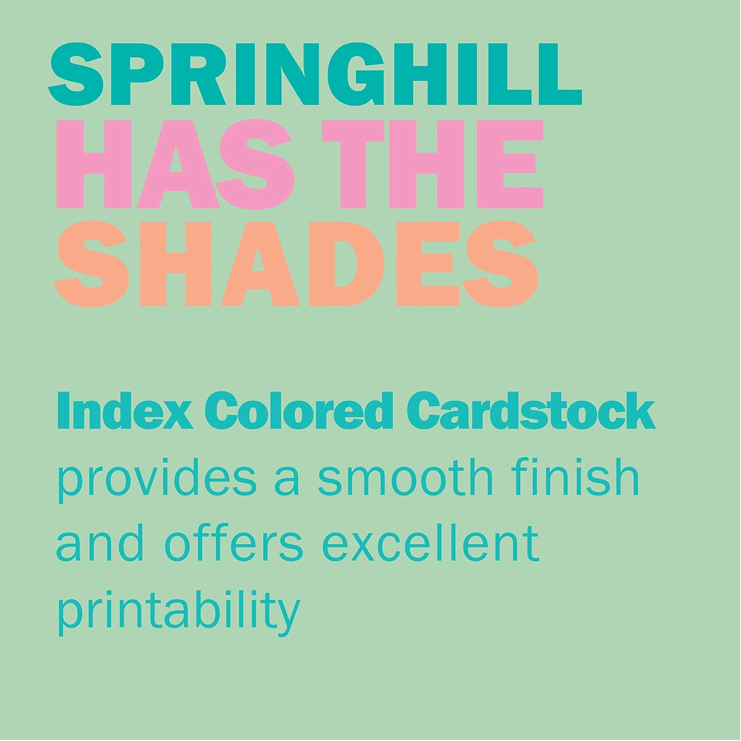 Springhill White Cardstock Paper, 90lb Index, 163gsm, 11 x 17 card stock, 1 Ream / 250 Sheets - Lightweight Cardstock with Smooth Finish (015110R) : Cardstock Papers : Office Products