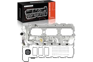 A-Premium Upgraded Aluminum N55 Engine Valve Cover Kit Compatible with 2011-2019 BMW Model - 328i 335i 435i 530i 535i 640i 74