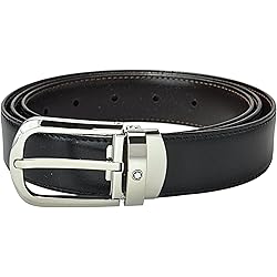 Montblanc Unisex Adult's Classic Line Belt, Black, 120 UK at