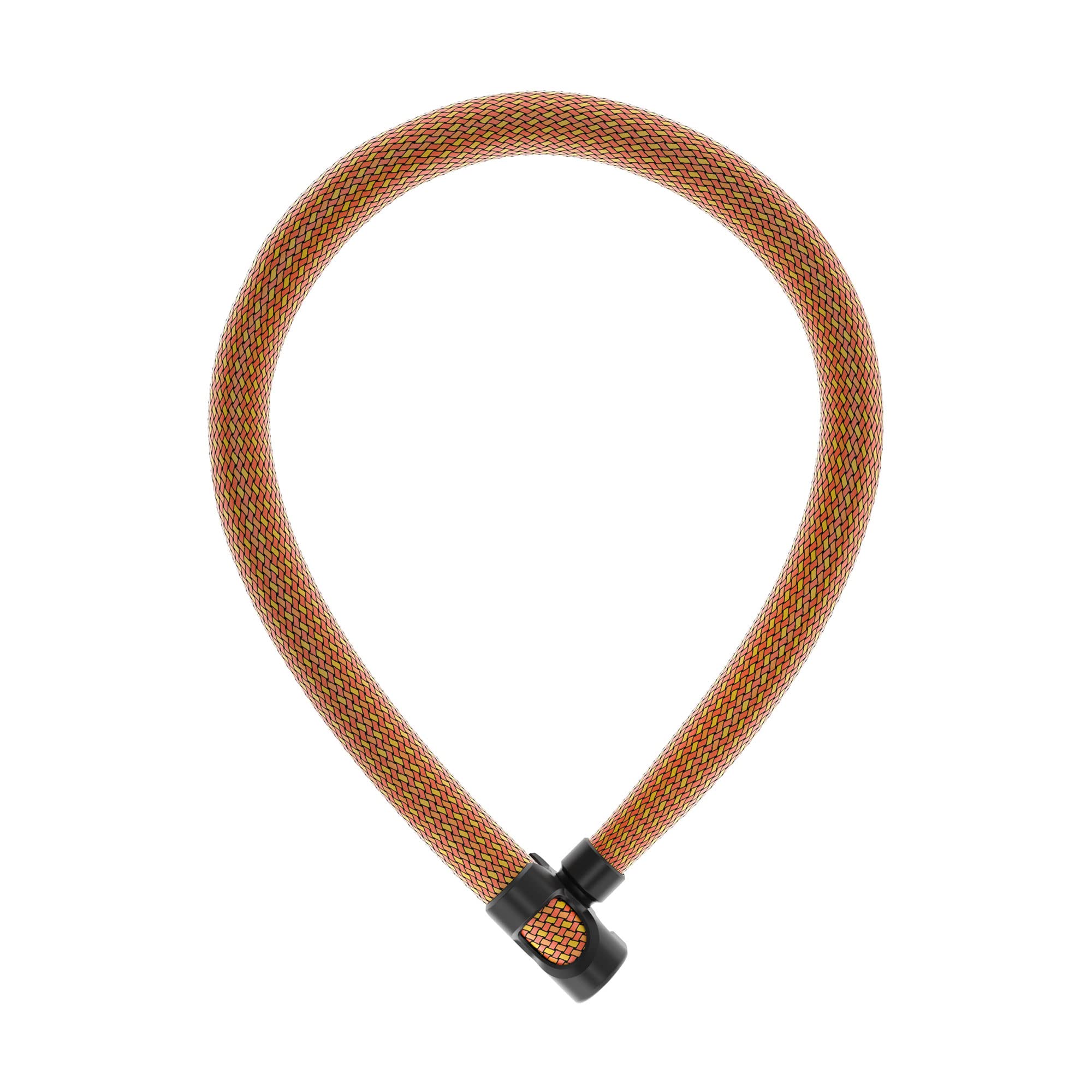 ABUS chain lock IVERA Chain 7210 - Bicycle lock with highly flexible IvyTex synthetic fibre coating - security level 8