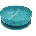 ChooMee Baby Suction Bowl | Powerful Suction Grip with Firm Bowl | Platinum Silicone, BPA Free | Large, 1 CT, Aqua