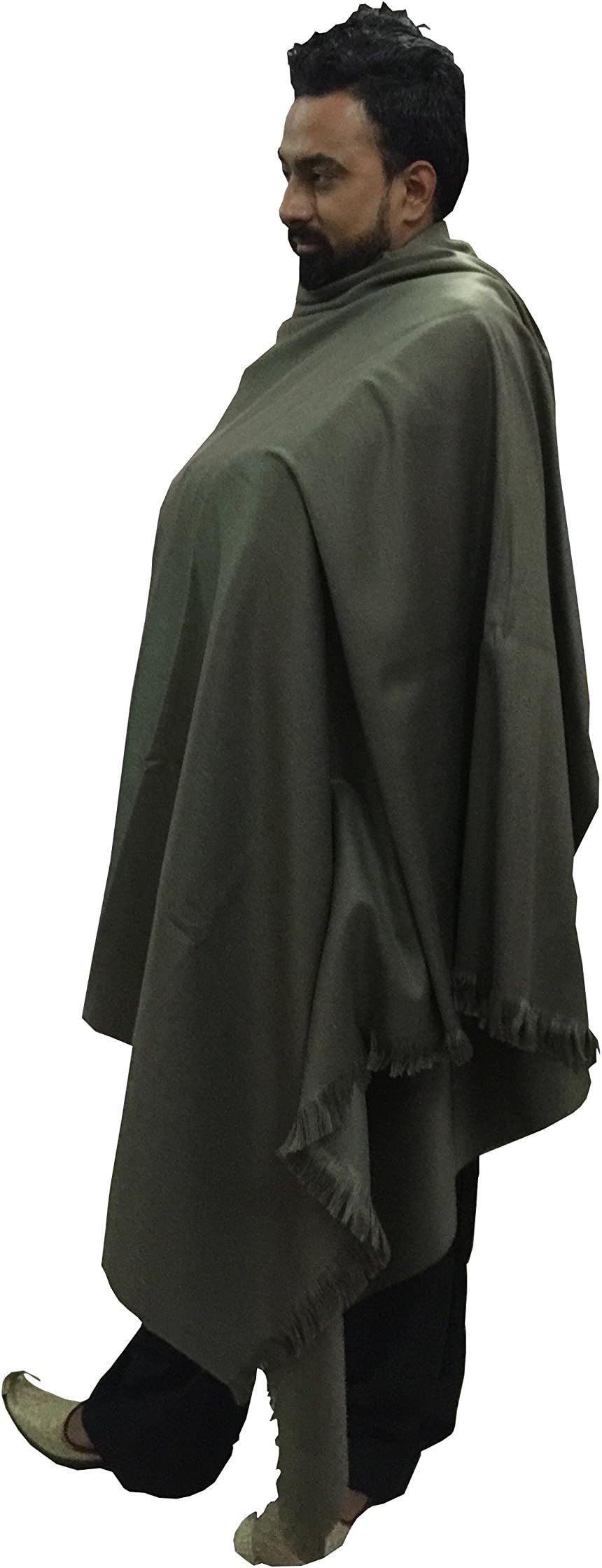 QUALIFEBGharhlaxmi Woolen LOHI/Men Shawl (Material=Wool & viscose)