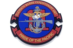 Squadron Nostalgia LLC 11th MEU PVC Patch – with Hook and Loop